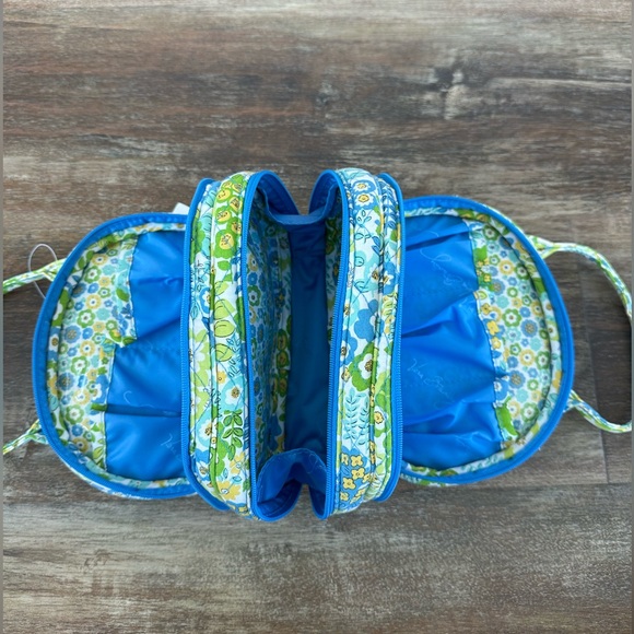 Vera Bradley Three to Get Ready Cosmetic Bag English Meadow - Picture 5 of 8